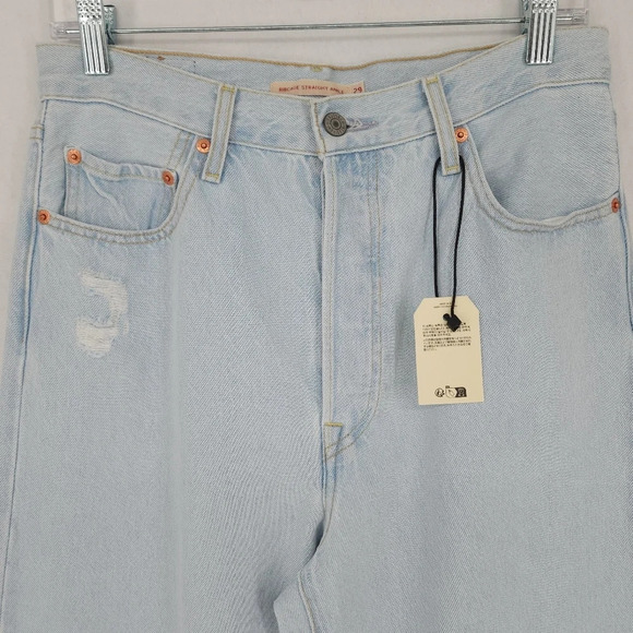 Levi's Ribcage Straight Ankle Jeans 29X27 - Picture 3 of 9